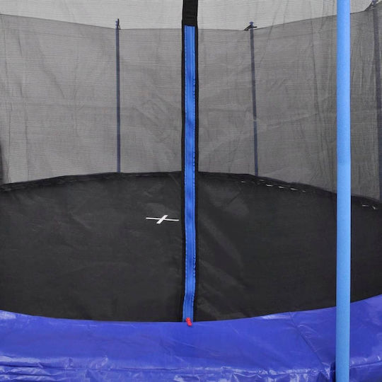 vidaXL Trampolin Für Draußen Mit 426cm Durchmesser Mit Netz Und Leiter