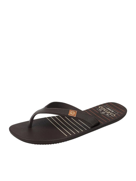 780-21260 Ανδρικά Flip Flops Καφέ