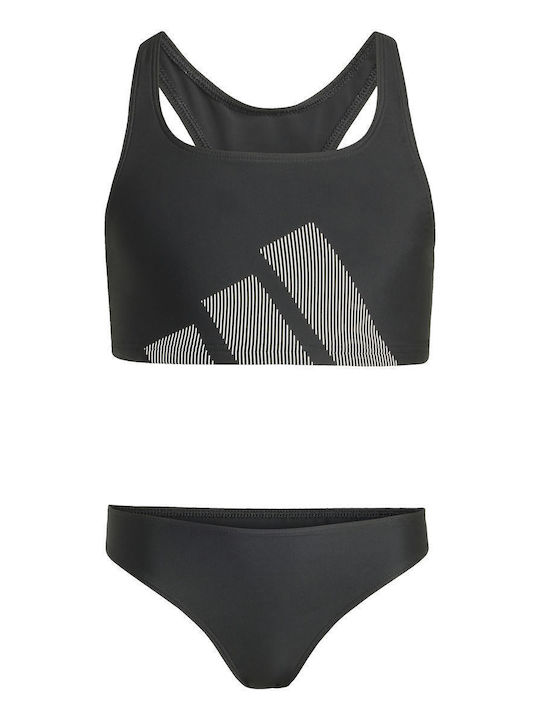 adidas Big Logo Costum de baie pentru copii Bikini Black