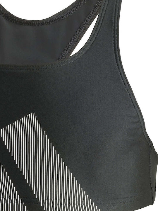 adidas Big Logo Kids Swimwear Bikini Black