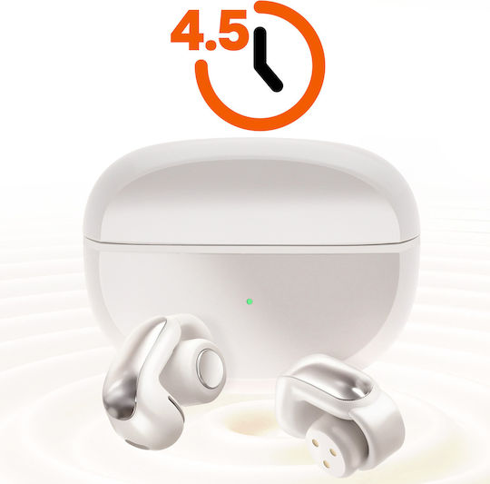 LinQ R9567 In ear Bluetooth хендсфри Слушалки с Кутийка за Зареждане Бежов
