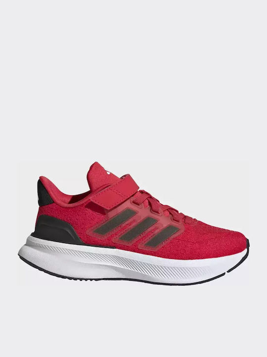 Ultrarun 5 El C Kids Sports Shoes Running with Hoop & Loop Closure Red
