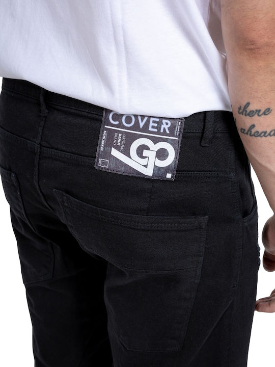 Herrenshorts Jeans Black