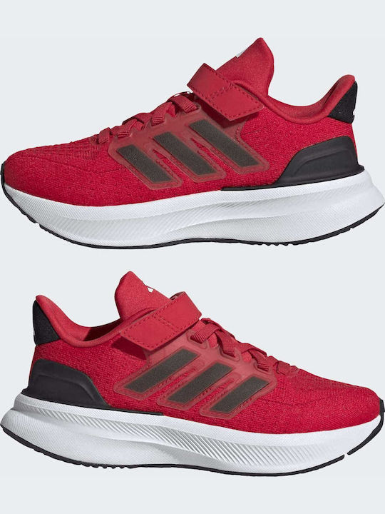 Ultrarun 5 El C Kids Sports Shoes Running with Hoop & Loop Closure Red