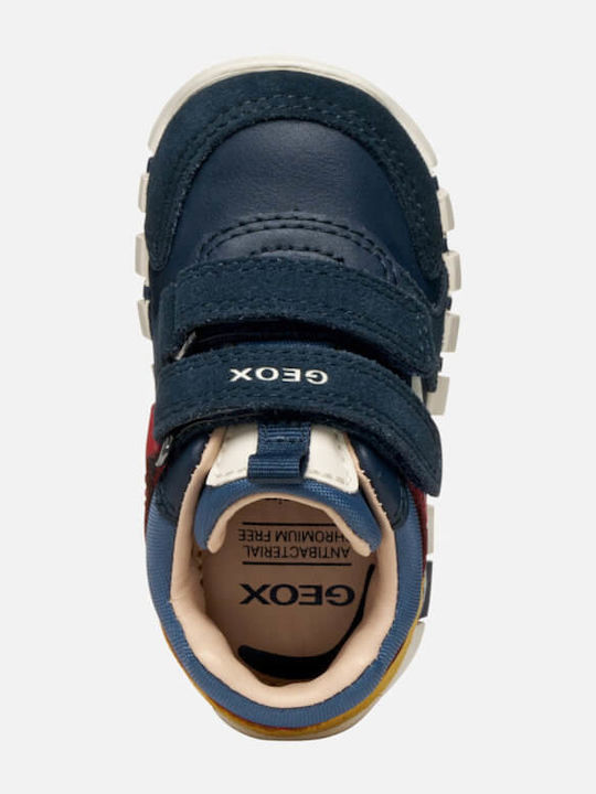 B IUPIDOO Παιδικά Sneakers Ανατομικά με Σκρατς Μπλε