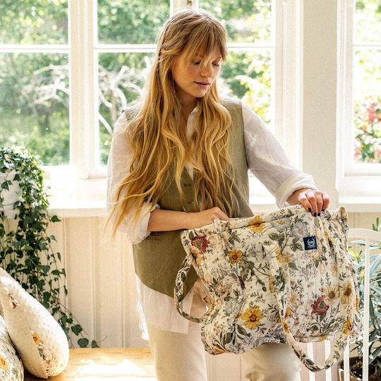 La Millou Shoulder/Hand Diaper Bag Mommy Beige 47x15x38cm.