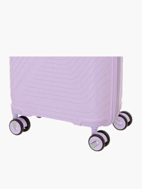Bartuggi Cabin Hard Purple Suitcase with 4 Wheels Height 55cm