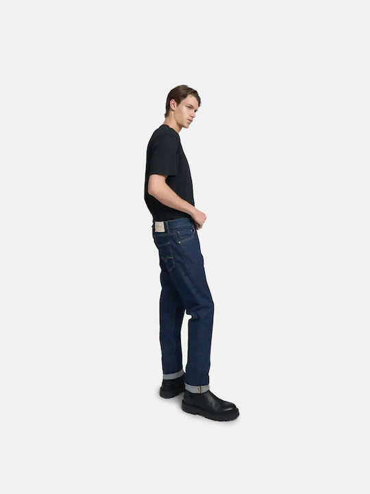 Men's Jeans Pants with Slim Fit Dark-blue
