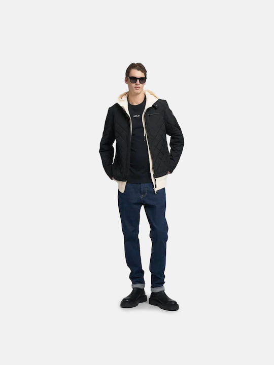 Men's Jeans Pants with Slim Fit Dark-blue
