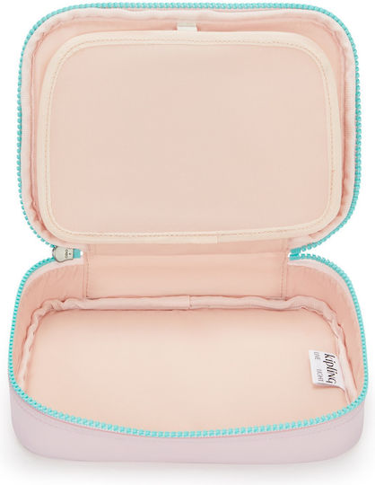 Kipling 100 Pens Pencil Case Pink