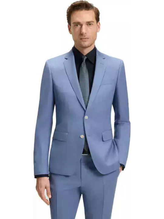 Boss Men's Tie Silk in Blue Color