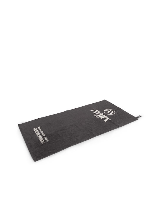 AMILA Cotton Gray Gym Towel 100x50cm