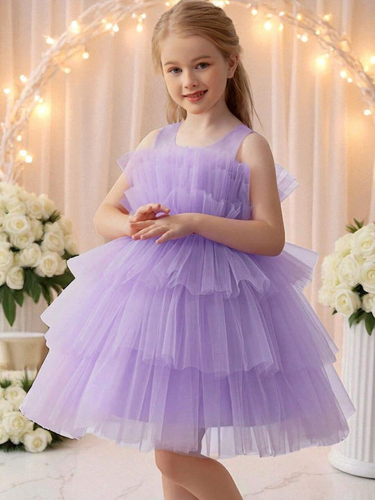 Kinderkleid Ärmellos Lilac