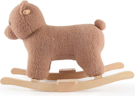 Bieco Fabric Rocking Toy Bear with Max Load Capacity 26kg Brown