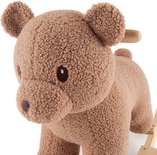 Bieco Fabric Rocking Toy Bear with Max Load Capacity 26kg Brown
