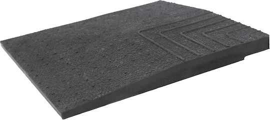 AMILA Rubber Gym Exercise Equipment Floor Mat Black 25x20cm