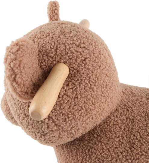 Bieco Fabric Rocking Toy Bear with Max Load Capacity 26kg Brown