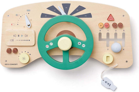 Kids Concept Steering Wheel made of Wood with Sounds for 18++ Months