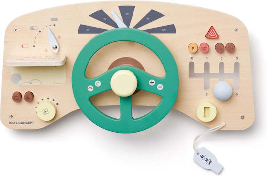 Kids Concept Steering Wheel made of Wood with Sounds for 18++ Months