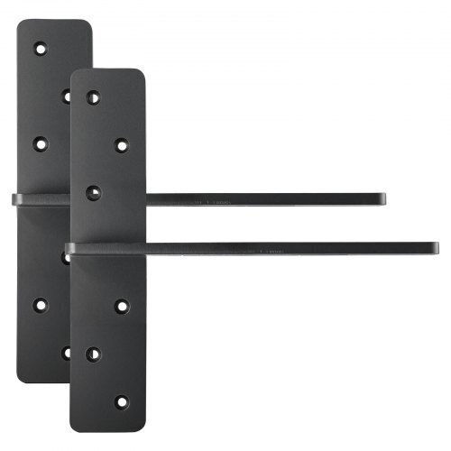 Vevor 2 Pcs Shelf Brackets 12 Inch 304.8 Mm Heavy Duty Floating Shelf Brackets