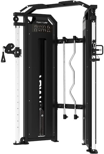 Tunturi Platinum Functional Trainer Power Rack/Multifunktionales Trainingsgerät mit Gewichten 200kg (2x100kg)