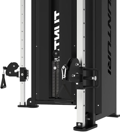 Tunturi Platinum Functional Trainer Power Rack/Multifunktionales Trainingsgerät mit Gewichten 200kg (2x100kg)