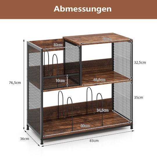 JZ10289CF Hi-Fi Furniture Brown