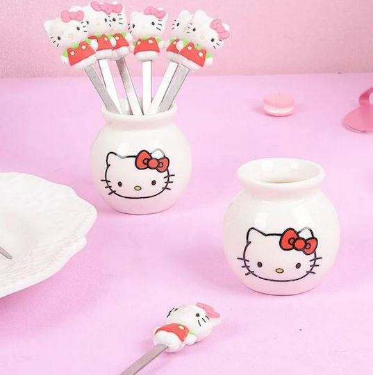 Baby Donkey Baby Donkey Food Picks Hello Kitty 6 Pieces Foodpicks13