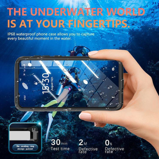 Redpepper IP68 Waterproof Case Samsung Galaxy S25 Edge 5G Black