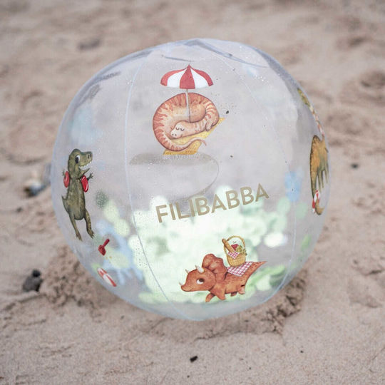 Baloane Gonflabile Alfie Dino Beach Confetti Fi-03617 Filibabba Bej 40x40x40