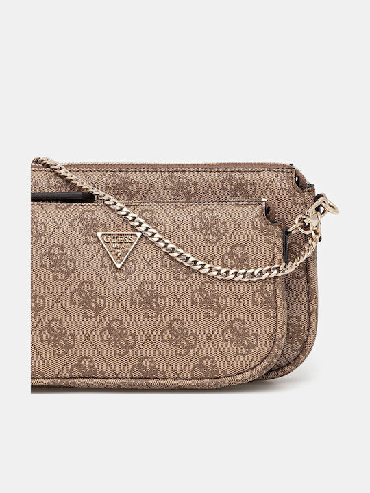 Logo Women's Bag Shoulder Brown