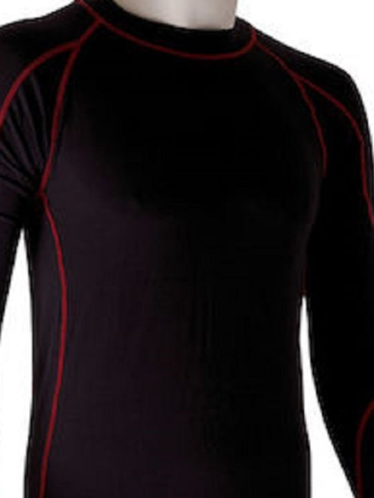 Singer Safety Herren Thermo Langarmshirt Schwarz
