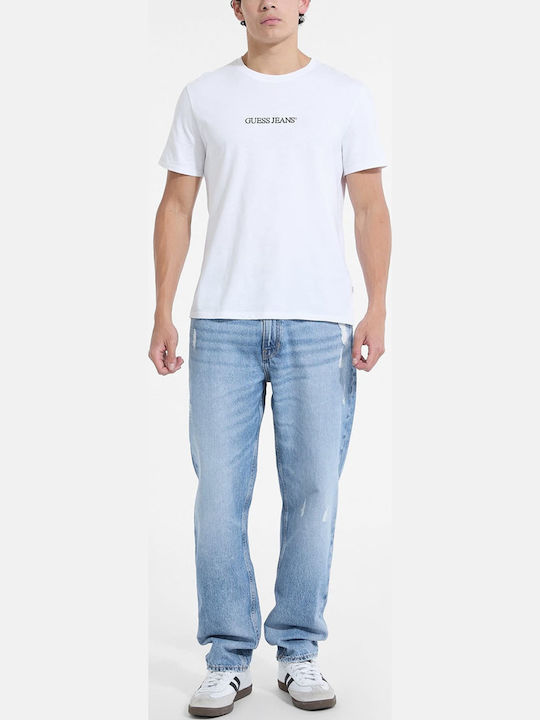 Men's Jeans Pants With Relaxed Tapered Fit Blue