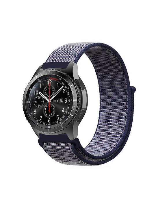Kalebol Λουράκι Υφασμάτινο Μπλε (Galaxy Watch4/5/6/7/FE/4 Classic/6 Classic/5 Pro3)