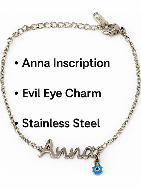 Women's Bracelet with design Mum made of Steel