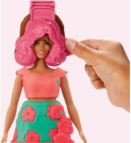 Hasbro Play-doh Barbie Florals Fringe Σετ G1360