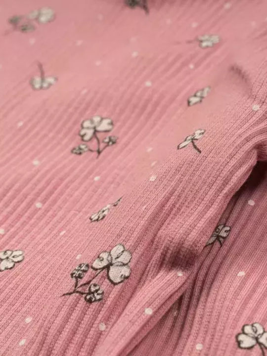Set pentru copii cu colanți Iarnă 3buc Pink