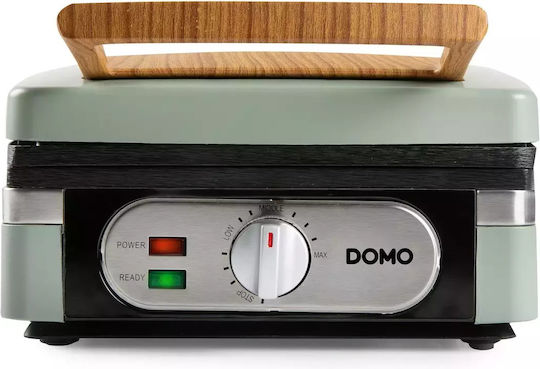 Domo Maker Βαφλιέρα για Ορθογώνιες Βάφλες 2 Θέσεων 1400W