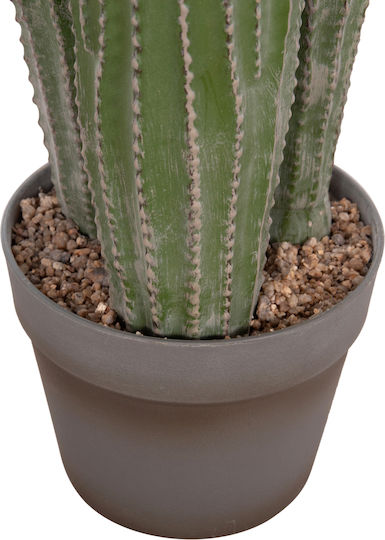 Plantă Sintetică Decorativă Hm4743 Cactus Ghiveci Φ16x62cm