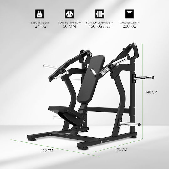 Tunturi Multifunktionales Trainingsgerät mit Gewichten 150kg