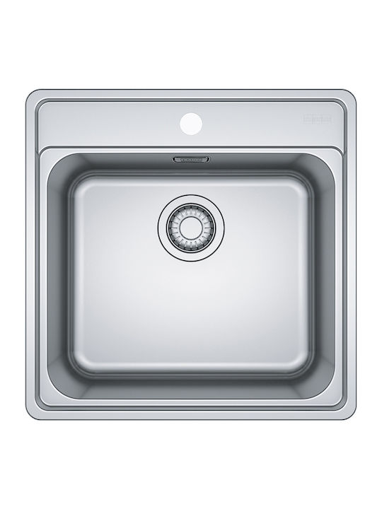 Franke Bell Bcx 610-51 1010618540 Drop-In Sink Inox W51xD51cm Silver