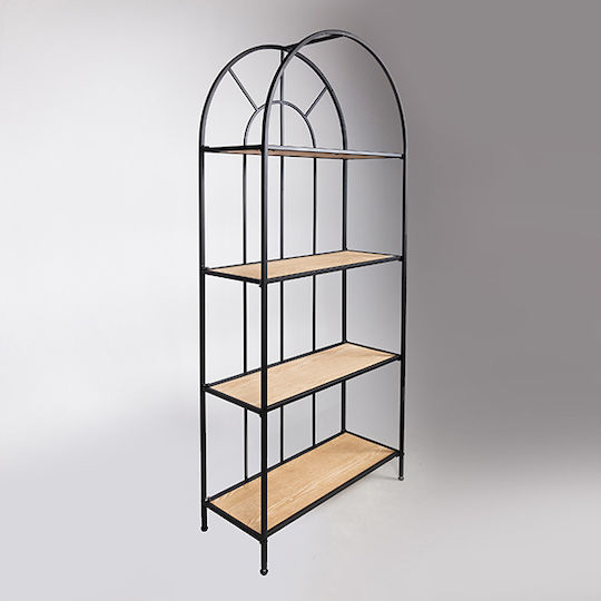 Bibliotecă Neagră 70x28x161 cm Bibliotecă Neagră 70x28x161 cm