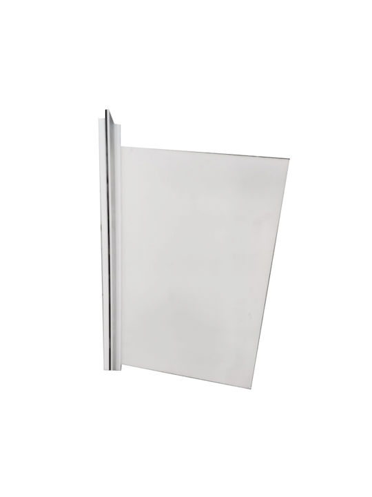 Dreiblättriger Außenschrank LTS 25 Aluminium mit Trennwand & 5 Regale 125x53x185cm