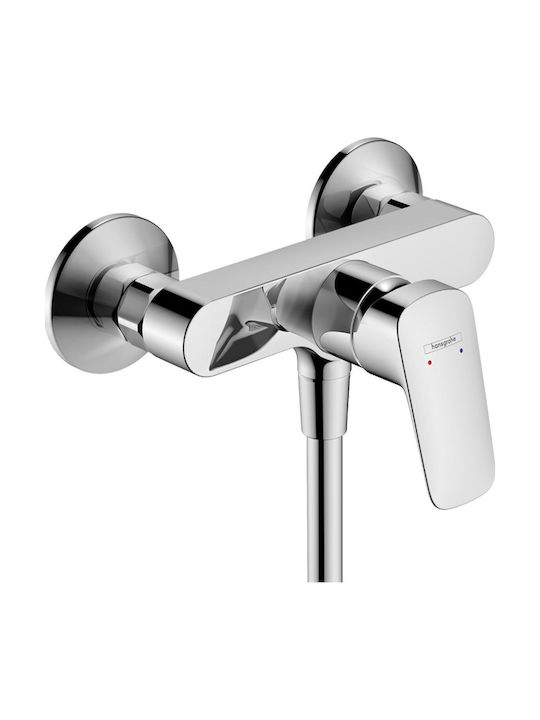 Hansgrohe Logis Αναμεικτική Μπαταρία Ντουζιέρας Ασημί