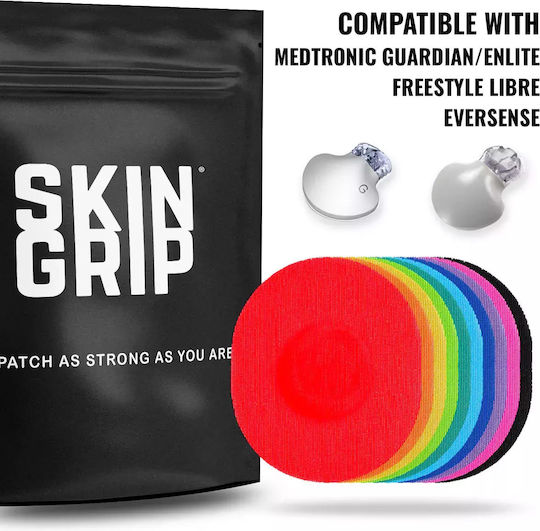 Medtronic Guardian Enlite Sensor Adhesive Skin Grip Patches Rainbow