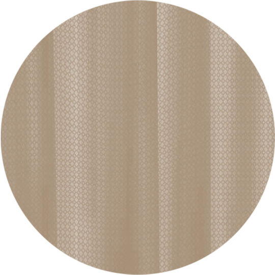 Sidirela Puerto Fabric Shower Curtain 180x200cm Beige E-4109-beige