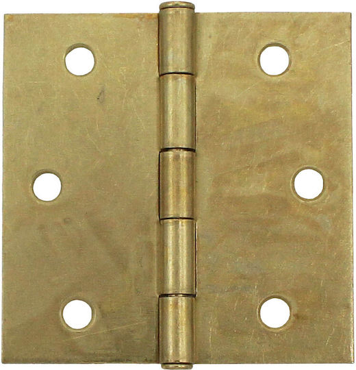 Martin Μεντεσές Επίπλου Ορειχάλκινο Χρυσό 25x25mm 2τμχ 93122
