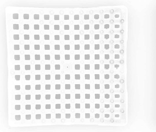 Dimitracas 00093.001 Antiderapant pentru duș cu ventuze Alb 54x55εκ.