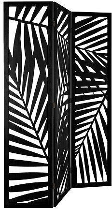 Decorative Room Divider Wooden with 3 Panels 120x170cm