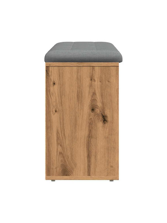 Entry Furniture with Shoe Rack Coffee 102x32x50cm